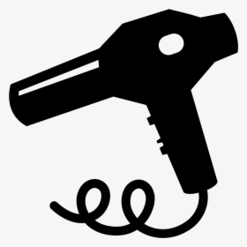 Collection Of Blow - Blow Dryer Png Silhouette, Transparent Png, Free Download