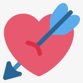 Emoji Corazon Con Flecha , Transparent Cartoons - Android Heart Emoji Png, Png Download, Free Download