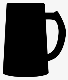 Cup,tableware,mug - Beer Mug Silhouette Clip Art, HD Png Download, Free Download
