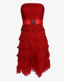 Vestido Rojo Corto - Transparent Background Red Dress Png, Png Download, Free Download