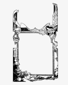 Picture Frame,line Art,monochrome Photography, HD Png Download, Free Download
