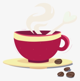 Coffee Cup Beer Drink - Transparent Coffee Vector, HD Png Download, Free Download