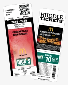 Tickets Png - Huddle Tickets, Transparent Png, Free Download