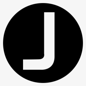 J Capital Letter In A Circle - J In Circle, HD Png Download, Free Download