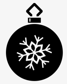 Christmas Ornament Silhouette - Silhouette Christmas Ornament Clip Art, HD Png Download, Free Download