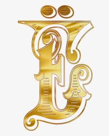 Transparent Clipart Alphabet Letters - Gold 3d Letter Png, Png Download, Free Download