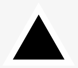 Black Triangle Png - Black Triangle On White, Transparent Png, Free Download