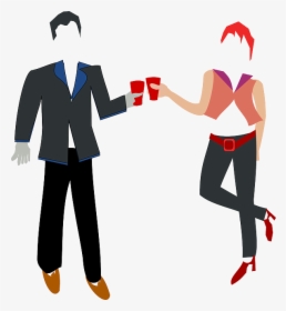 Coffee Man, Woman, Clothes, People, Couple, Drink, - People Drinking Coffee Clipart Png, Transparent Png, Free Download