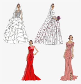 La Moda, Vestidos De Novia, Mujeres, Prendas De Vestir - Gown, HD Png Download, Free Download