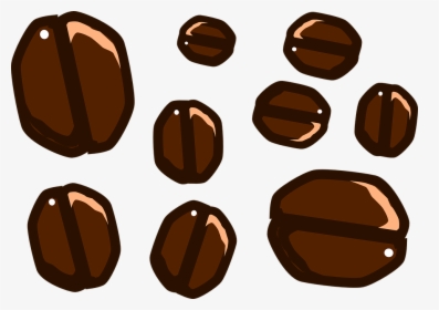 Coffee, Bean, Mocha, Food, Beverage, Espresso - Cartoon Coffee Beans Png, Transparent Png, Free Download