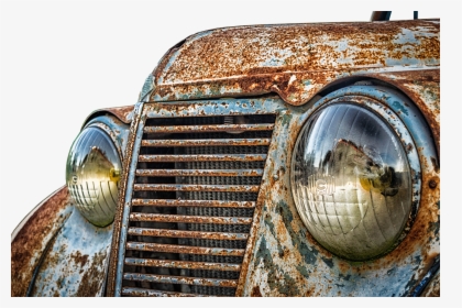 Transparent Rusty Car Png - Old Car Lights Png, Png Download, Free Download