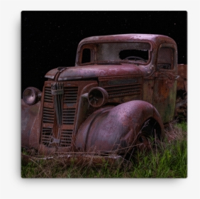 Rusty Old Tow Truck Canvas - Vintage Car, HD Png Download, Free Download