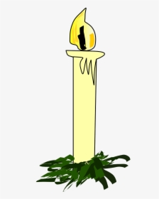 White Candle Clip Art, HD Png Download, Free Download