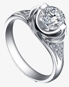 Banner Freeuse Rings Drawing Silver Ring - Silver Ring Drawing, HD Png Download, Free Download
