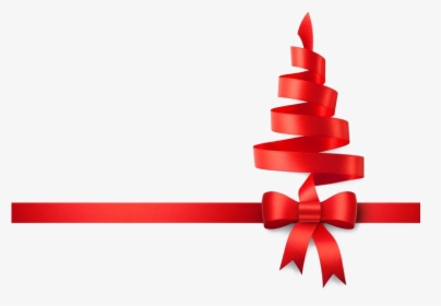 Red Christmas Ribbon Background Png - Christmas Ribbon Png, Transparent Png, Free Download