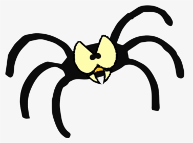 Spider Angry Cartoon Eyes Buy Clip Art Scary Clipart - Spider Clipart Free, HD Png Download, Free Download