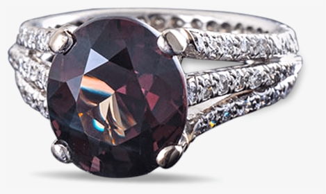 Natural Alexandrite And Diamond Ring, - Pre-engagement Ring, HD Png Download, Free Download