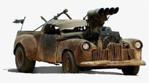 Vehicle,car,classic Car,antique Car,vintage Car,classic - Post Apocalyptic Mad Max Style Cars, HD Png Download, Free Download