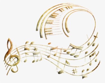 Gold Music Notes Png , Png Download - Golden Music Note Png Transparent, Png Download, Free Download