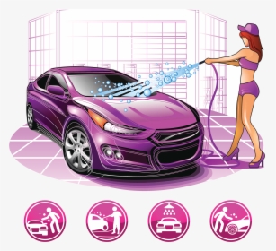 Washing Room Car Wash Professional Icon Clipart - Background Car Wash Png, Transparent Png, Free Download
