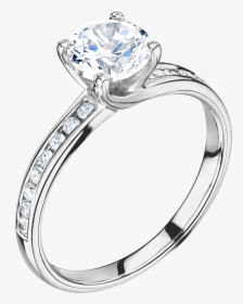 Solitaire Engagement Rings Clipart , Png Download - Engagement Ring, Transparent Png, Free Download