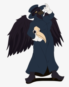 Plague Doctor Crow Commission - Plague Doctor And Crow, HD Png Download, Free Download