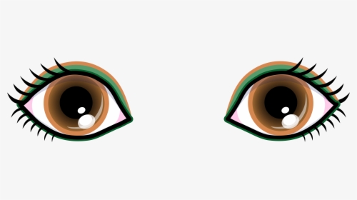 Cartoon Eyes - Green Eyes Clipart, HD Png Download, Free Download