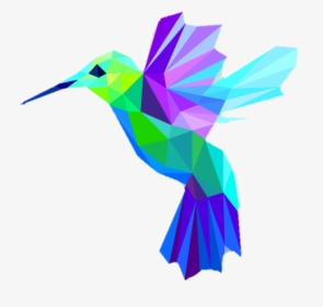 #colibri #azul #pájaro #pajaroazul #colibríazul #bird - Polysphere Hummingbird, HD Png Download, Free Download