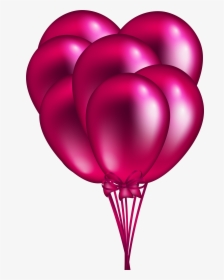 Transparent Birthday Balloons Png - Transparent Background Red Balloons Png, Png Download, Free Download