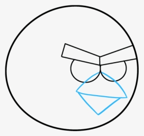 How To Draw Angry Birds - Drawing Angry Birds Cartoon, HD Png Download, Free Download