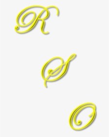 Rso Gold Logo - Calligraphy, HD Png Download, Free Download