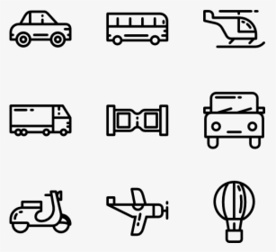 Driving Car Icons - Car Line Icon Svg, HD Png Download, Free Download