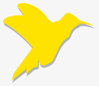 Colibri - Yellow Bird Silhouette, HD Png Download, Free Download
