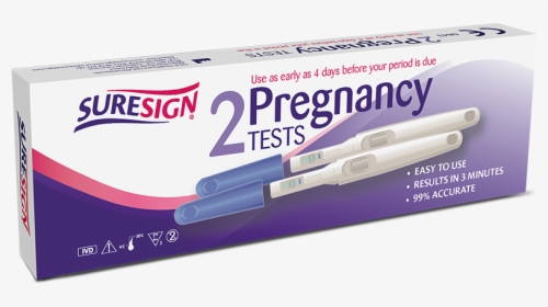 Suresign Midstream Pregnancy Test - Windscreen Wiper, HD Png Download, Free Download