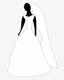 Transparent Bride Clipart - Vestido De Novia Caricatura Png, Png Download, Free Download