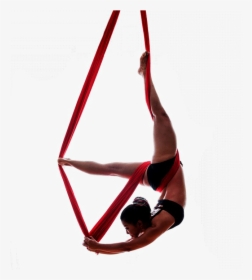 Aerial Yoga Pose Png Clipart Background - Cool Aerial Yoga Poses, Transparent Png, Free Download
