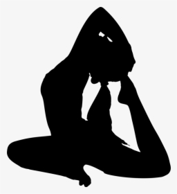 Transparent Exercise Clip Art - Yoga Poses Silhouette Png, Png Download, Free Download