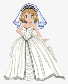Transparent Pokemon Serena Png - Pokemon Serena In Wedding Dress, Png Download, Free Download