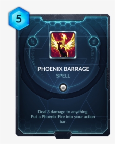 Phoenix Barrage - Duelyst Spellsword, HD Png Download, Free Download