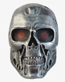 Terminator Skull Png Image - Robot Face Mask, Transparent Png, Free Download
