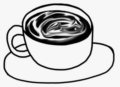 Coffee Art Black And White, HD Png Download, Free Download