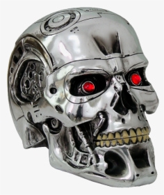 Terminator Skull Png Image - Terminator Head, Transparent Png, Free Download