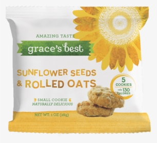 Grace"s Best Natural Gourmet Sunflower Seed Cookies - Oatmeal Sunflower Seed Cookies, HD Png Download, Free Download