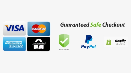*guaranteed Safe And Secure Checkout Via - Graphic Design, HD Png Download, Free Download