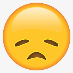 Emoticon Sad - Sad Emoji Transparent, HD Png Download, Free Download