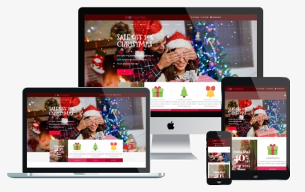 Et Christmas Free Responsive Joomla Template - Responsive Web Design, HD Png Download, Free Download
