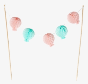 Cake Topper - Balloon Buntings Png, Transparent Png, Free Download