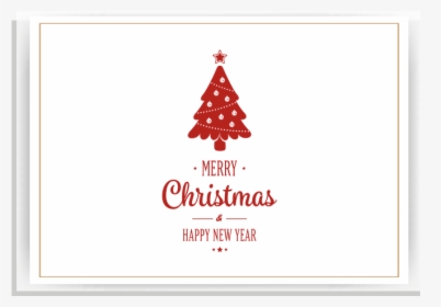 Christmas Card Caption Text - Christmas Tree, HD Png Download, Free Download