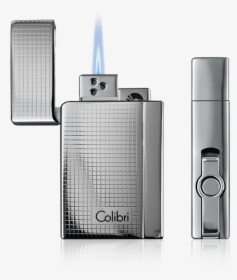Colibri Aspire Polished Chrome Grid Lighter - Feature Phone, HD Png Download, Free Download