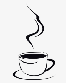 Teacup Coffee Cafe Clip Art - Clip Art Cartoon Coffee Cup, HD Png Download, Free Download